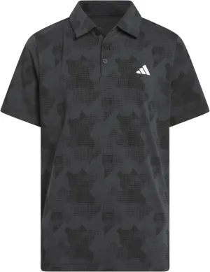 adidas Boys' Printed Scripted Polo Shirt
