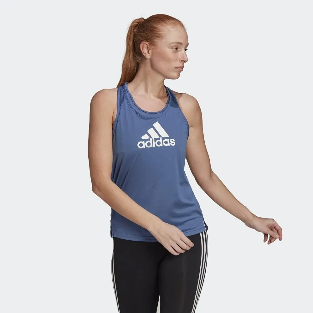 adidas Women's Aeroready Designed 2 Move Logo Sport Tank Top