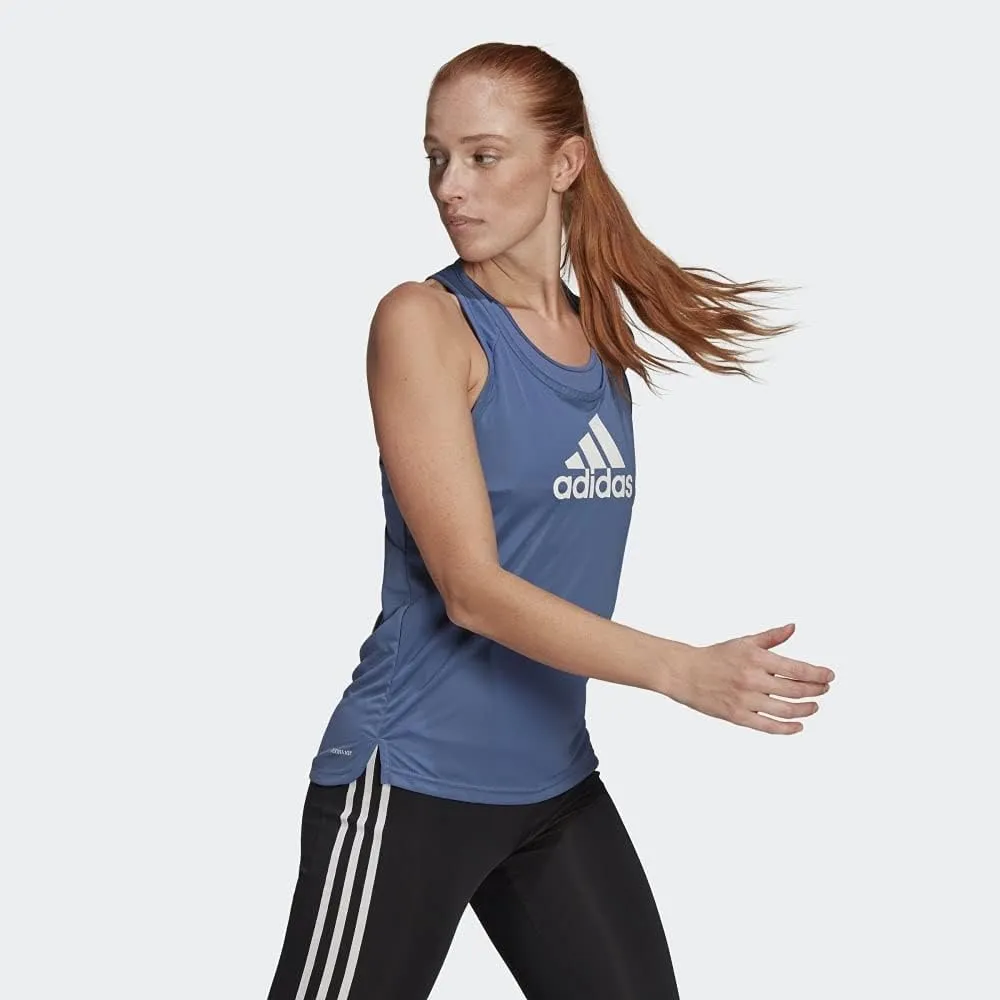 adidas Women's Aeroready Designed 2 Move Logo Sport Tank Top