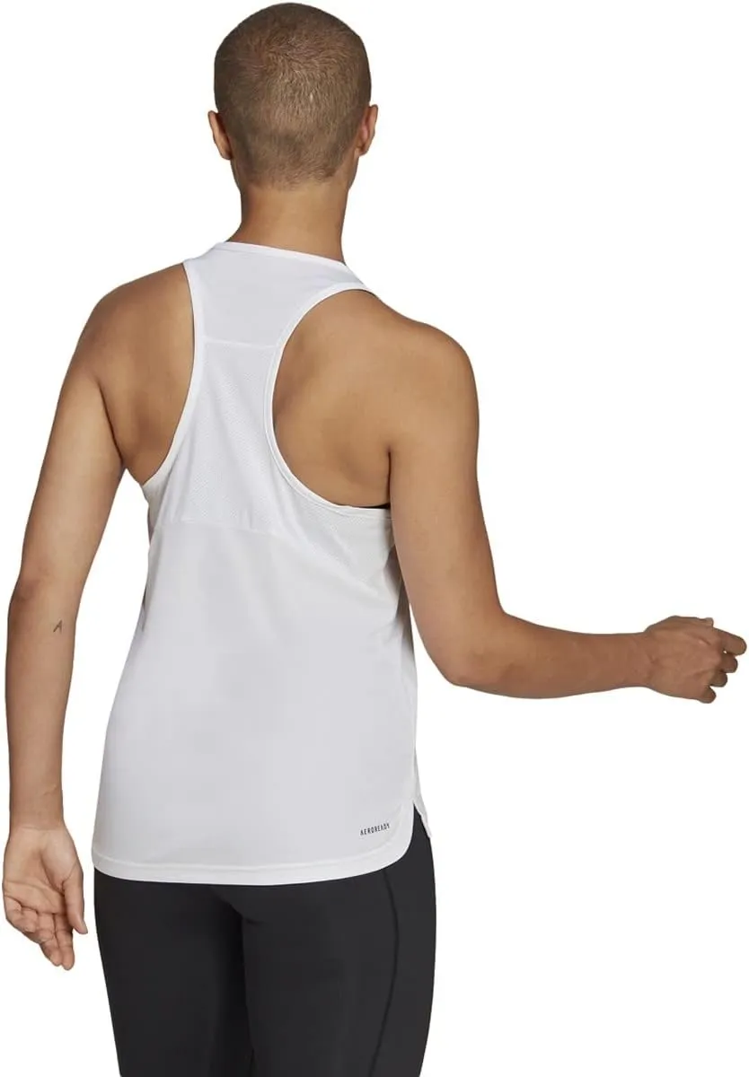 adidas Women's Aeroready Designed 2 Move Logo Sport Tank Top