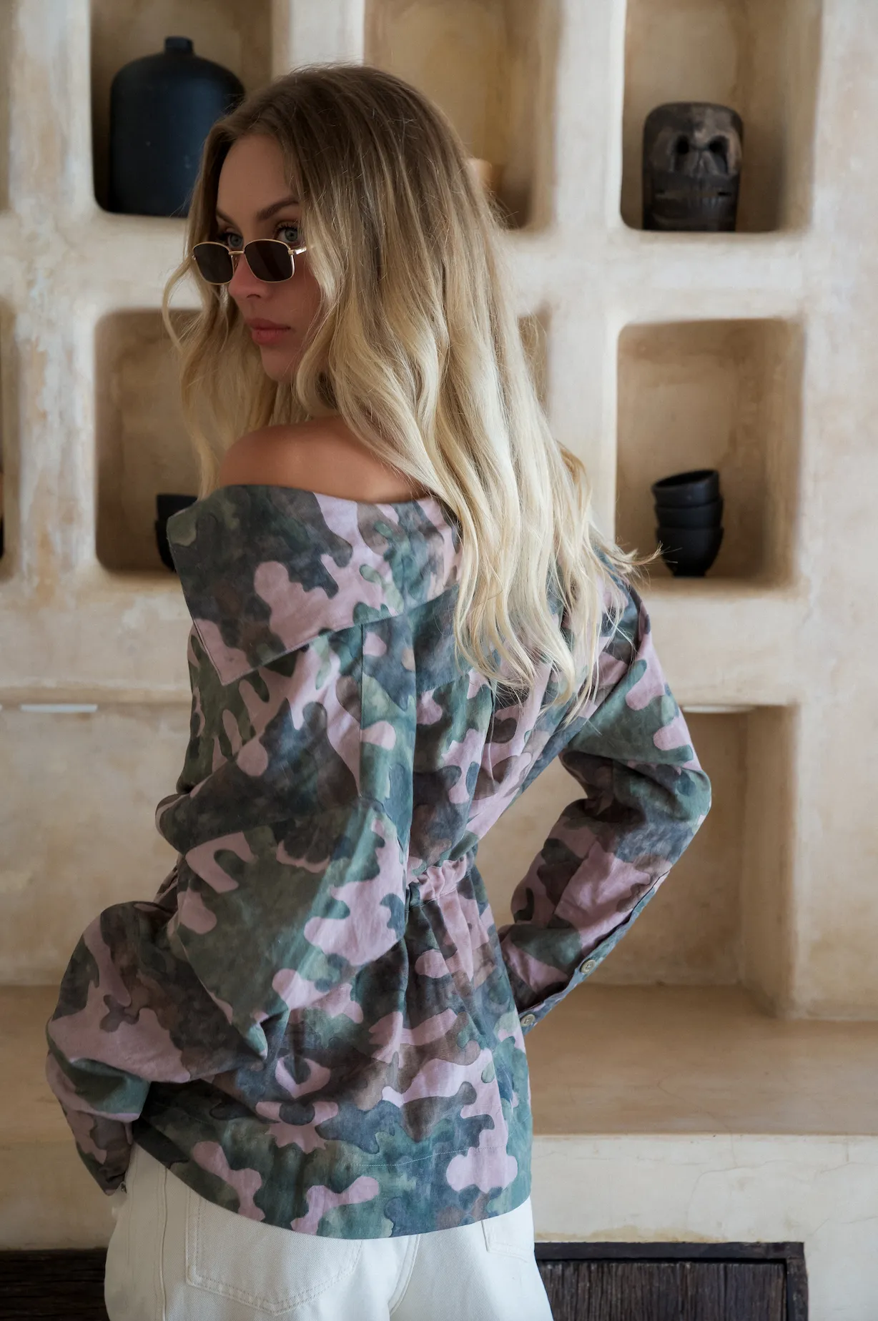 Ana Shirt Jacket - Camo