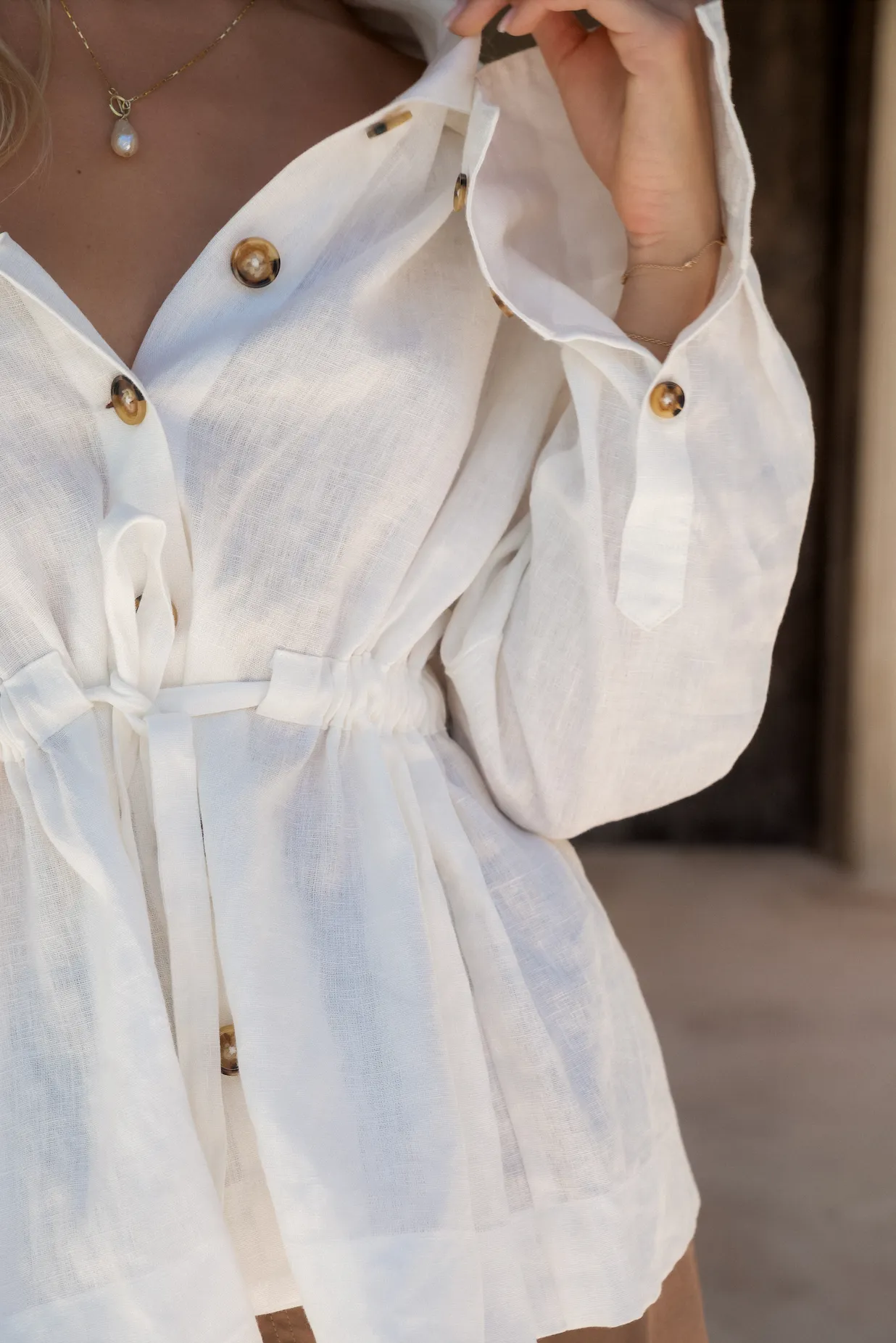 Ana Shirt Jacket - Linen