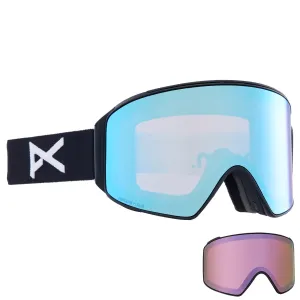 Anon M4 Cylindrical MFI Goggles Black/Perceive Variable Blue   Perceive Cloudy Pink