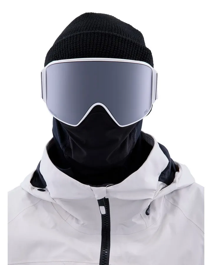 Anon M4 Cylindrical Snow Goggles   Bonus Lens   Mfi® Face Mask - White/Perceive Sunny Onyx Lens