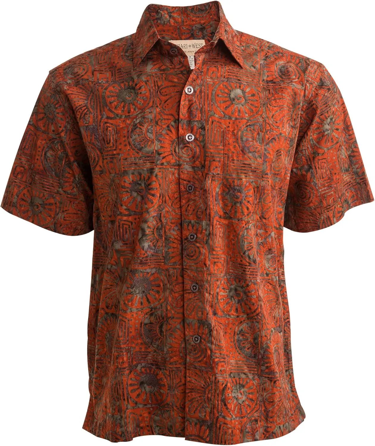 Antigua Summer Tropical Hawaiian Batik Shirt