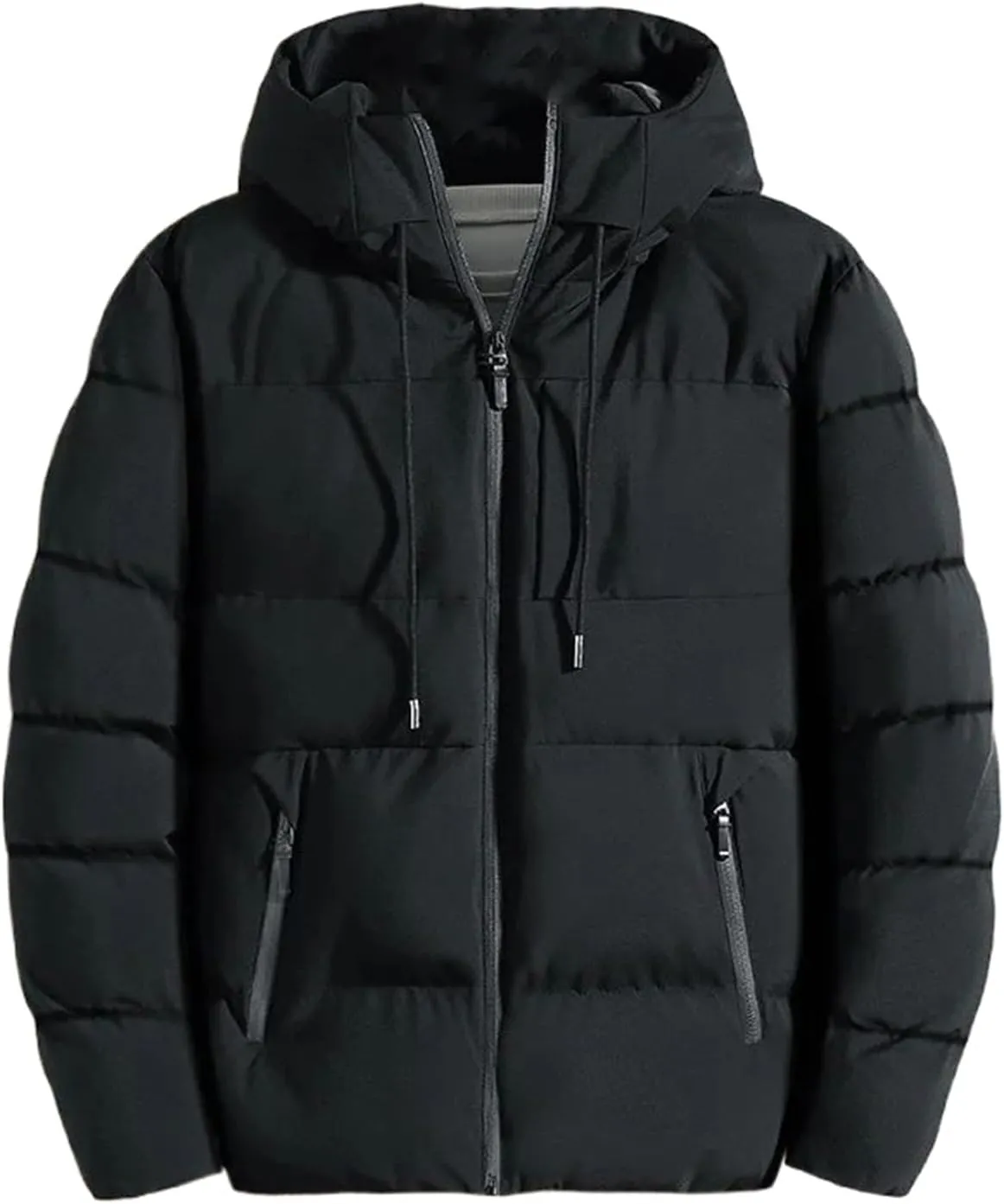 Aoleaky Cotton Padded Jacket Mens Autumn Winter Jackets Casual Clothing Hooded Thick Warm Parkas Coat Men Outwear