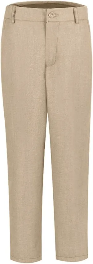 Boys Dress Pants Formal Flat Front Children School Uniform Pants for Boy