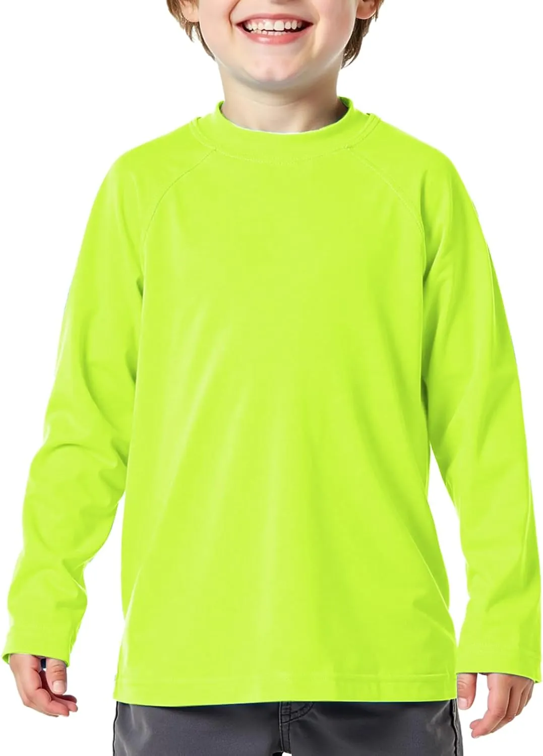 Boys Rash Guard Swim Shirt Long Sleeve UPF 50  for Toddler Kids UV Protection Outdoor Rashguard Sun Shirt