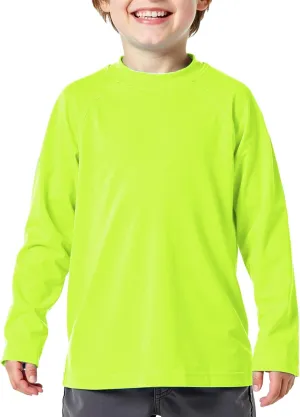 Boys Rash Guard Swim Shirt Long Sleeve UPF 50  for Toddler Kids UV Protection Outdoor Rashguard Sun Shirt