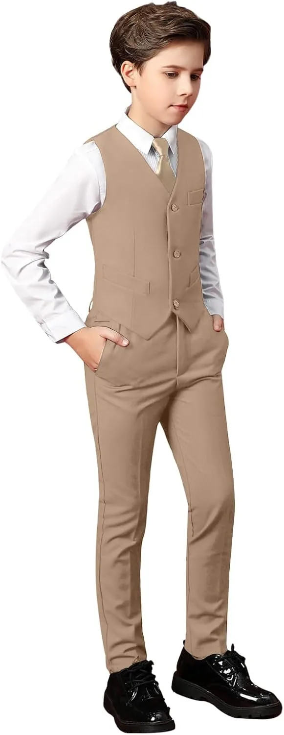 Boys Suits for Kids Formal Dress Suit Set Complete Outfit