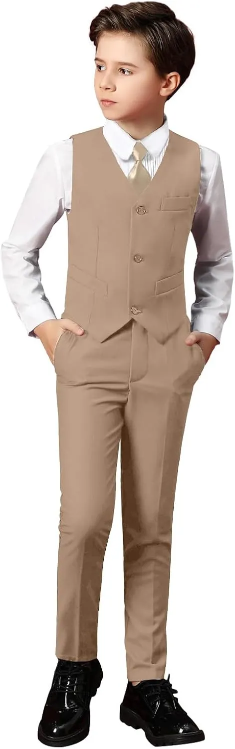 Boys Suits for Kids Formal Dress Suit Set Complete Outfit