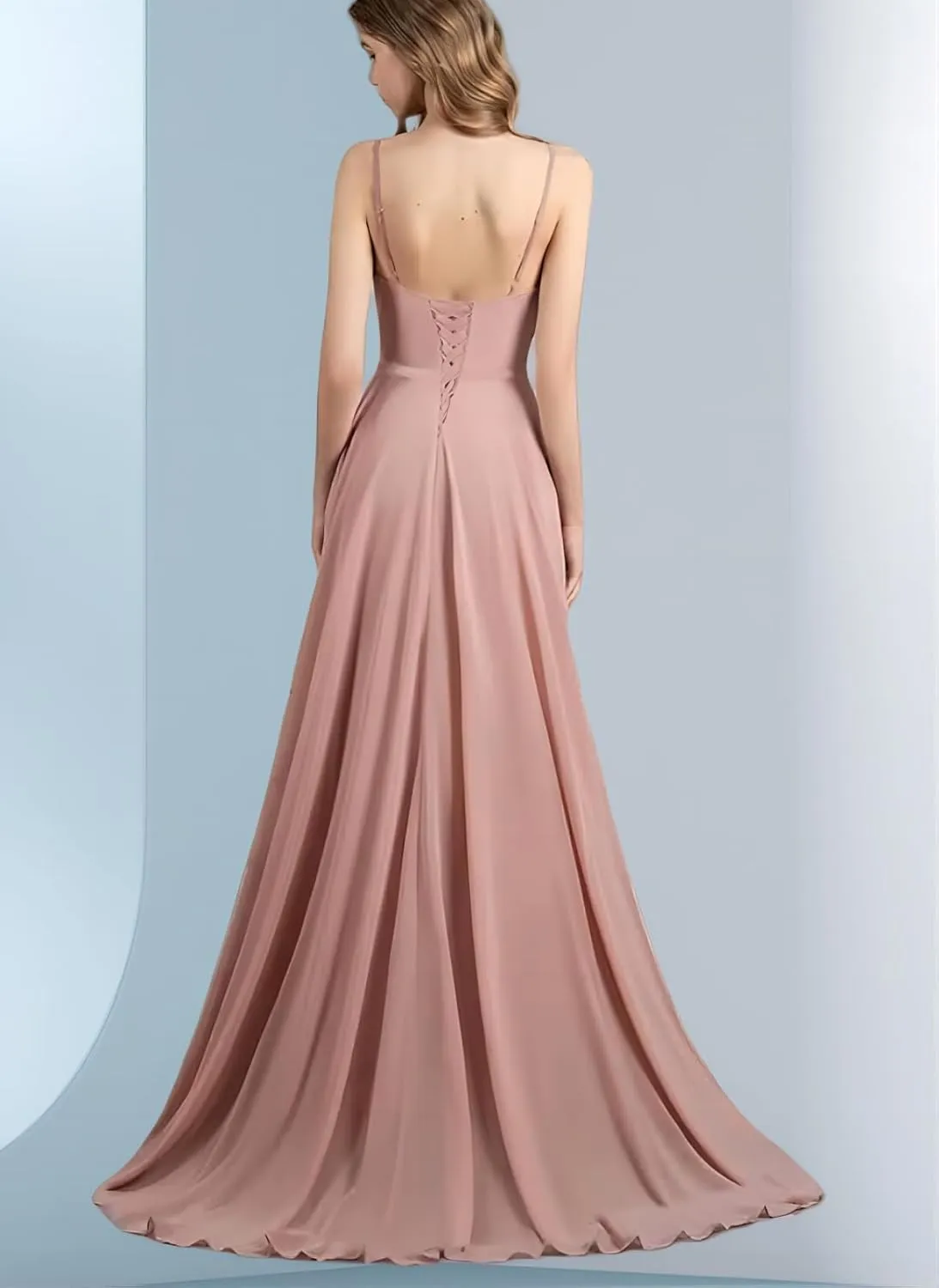 Bridesmaid Dresses One-Shoulder Chiffon - Cocktail Dress Formal Wedding Guest Evening Gown Black