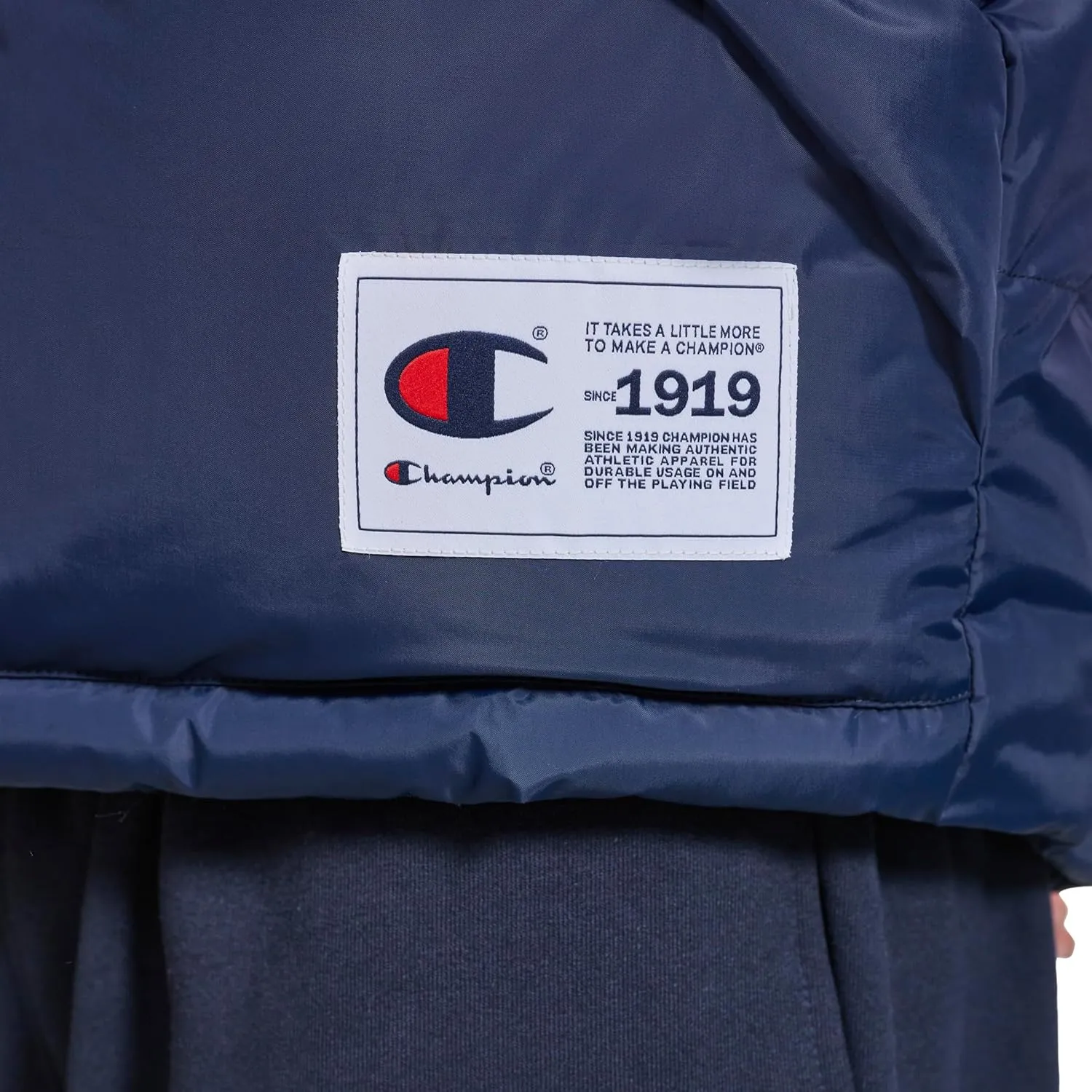 Champion Men's Puffer Vest with Logo