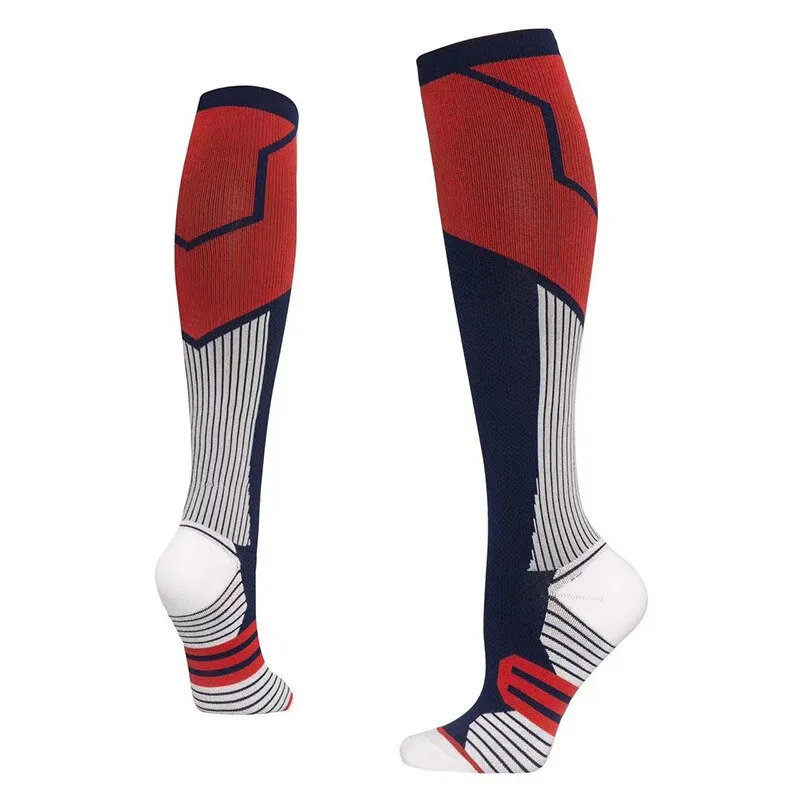 Compression Socks Stocking Knee High Crossfit Training Running Cycling Travel Socks Outdoor