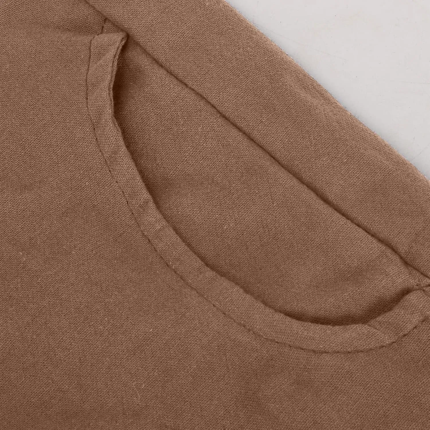 Cotton Linen Trouser for Women Casual Elastic Waist Pants Summer Loose Fit Beach Vacation with Big Pockets