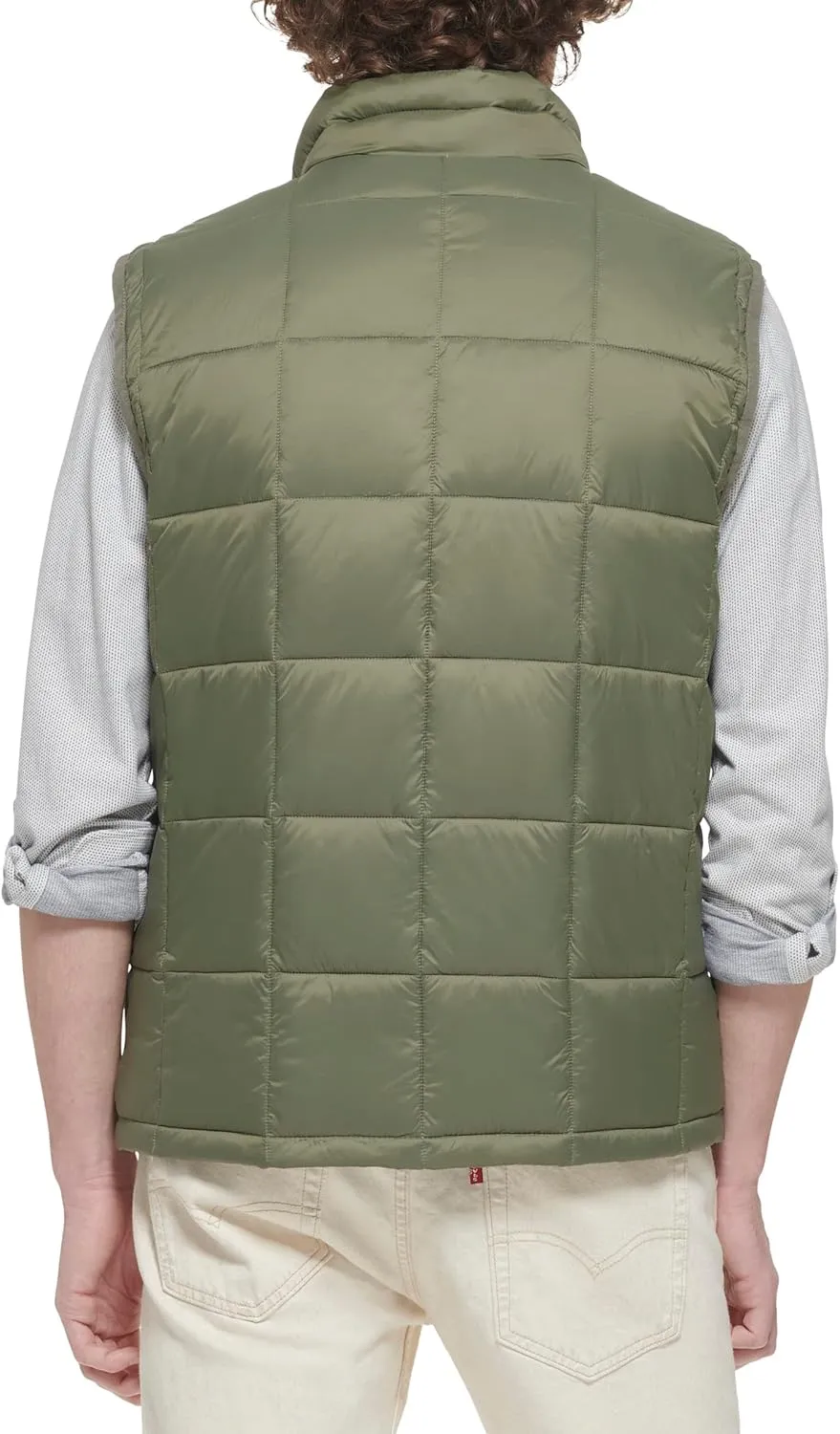 Dockers Men's Box Quilted Puffer Vest