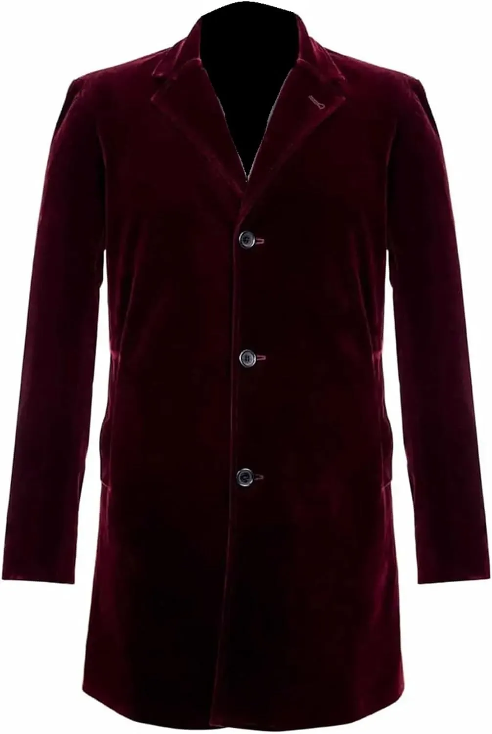 Doctor Who 12th Velvet Coat Peter Cosplay Long Wool Costume Coat Time Traveller Costume