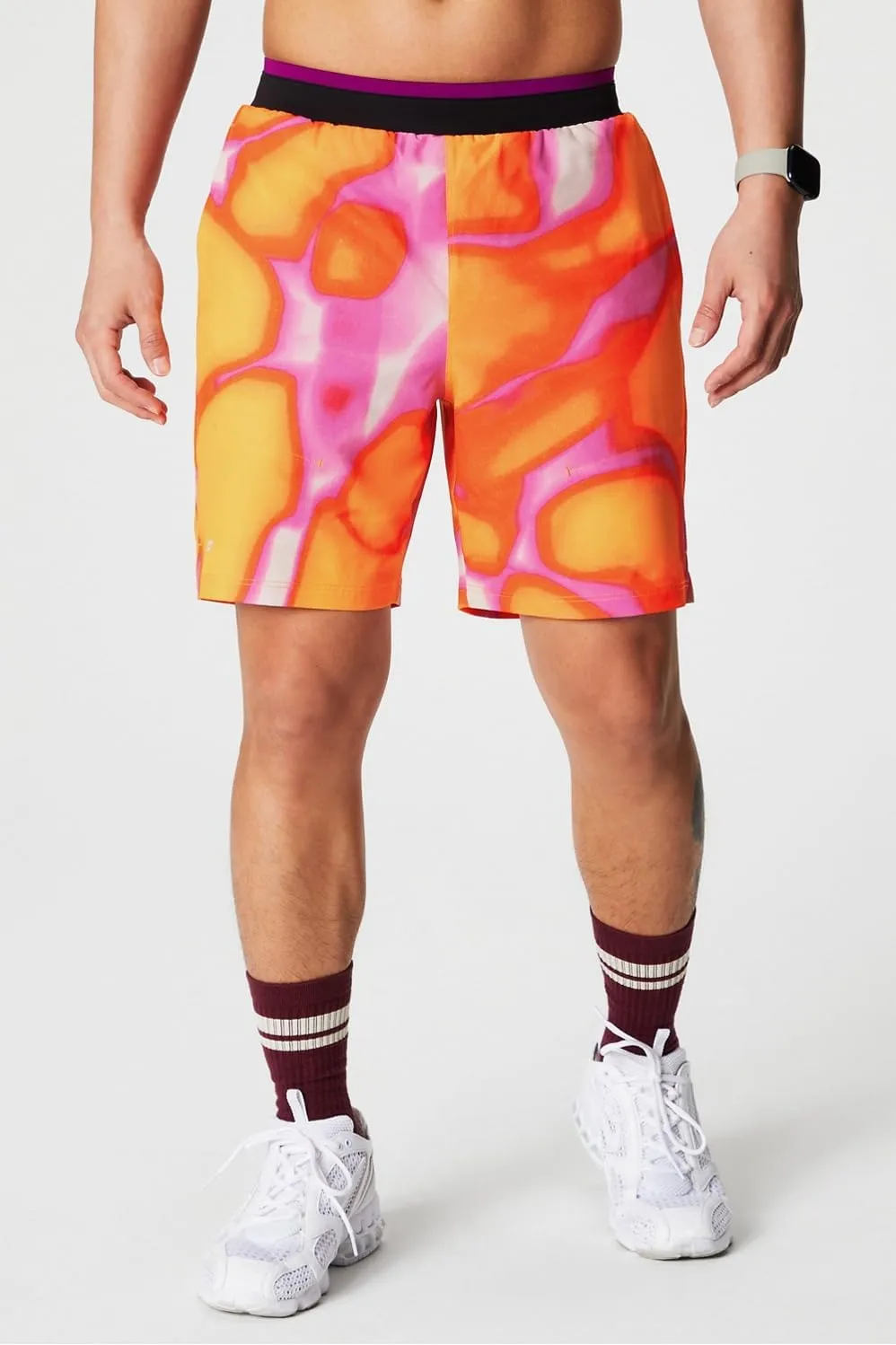 Fabletics Men's The Fundamental Short II (Lined), Workout, Running, Training, Gym, Yoga, Ultra Lightweight
