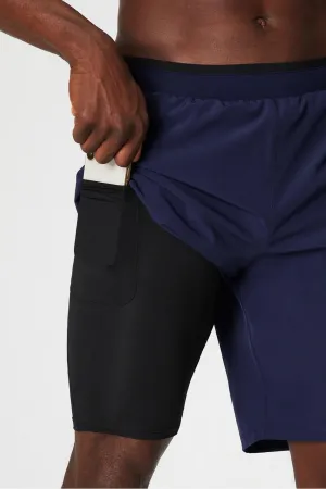 Fabletics Men's The Fundamental Short II (Lined), Workout, Running, Training, Gym, Yoga, Ultra Lightweight