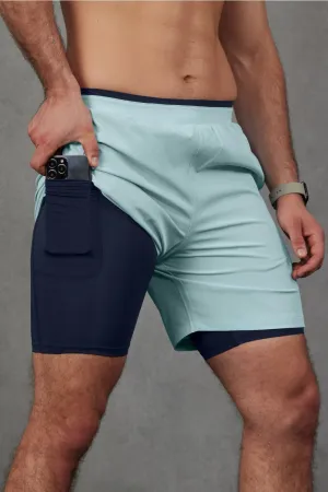 Fabletics Men's The Fundamental Short II (Lined), Workout, Running, Training, Gym, Yoga, Ultra Lightweight