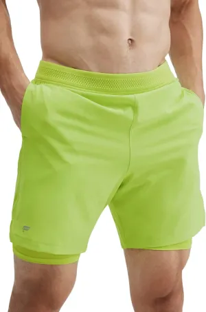 Fabletics Men's The Fundamental Short (Lined), Workout, Running, Training, Gym, Yoga, Ultra Lightweight, Athletic
