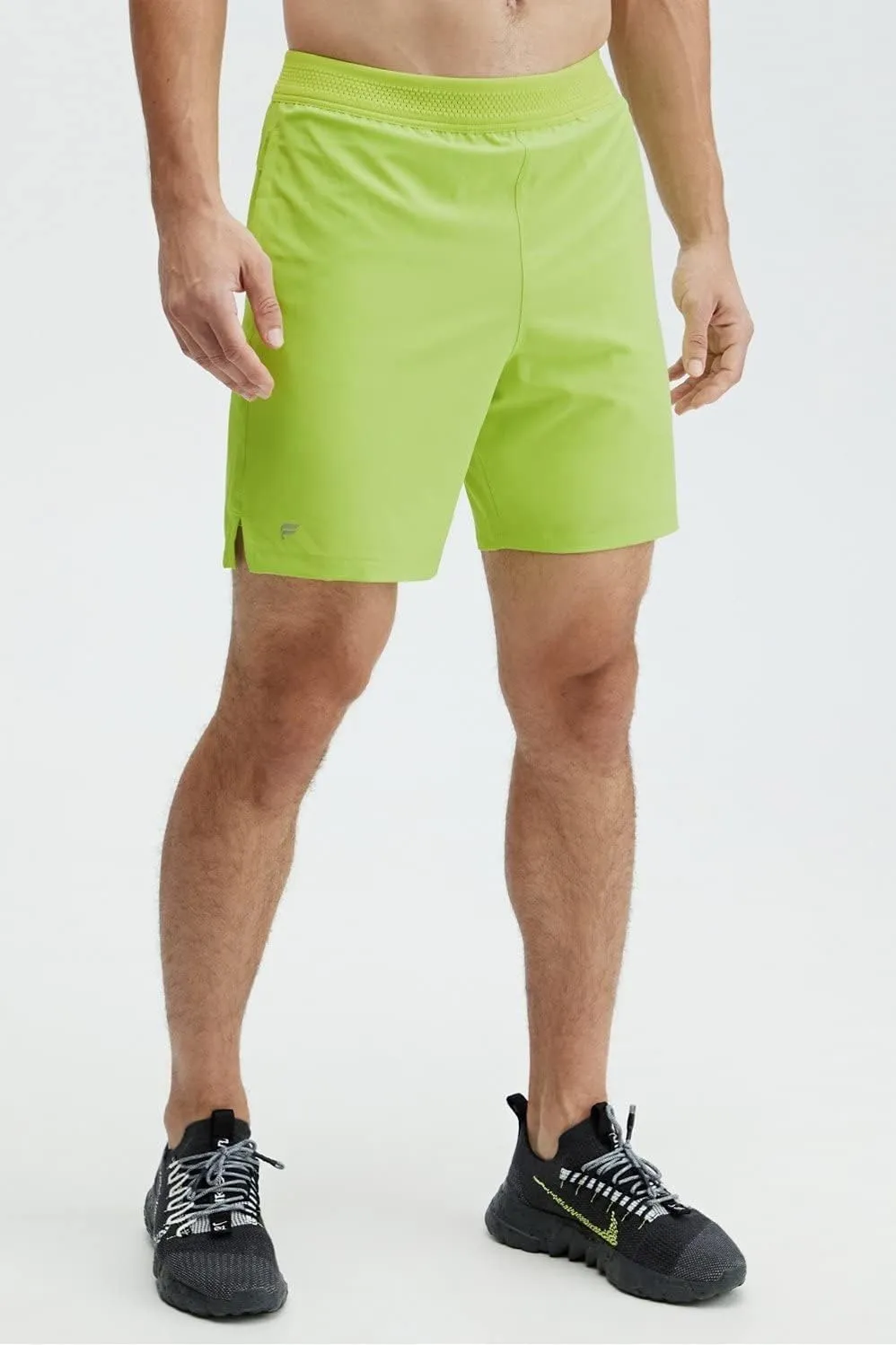 Fabletics Men's The Fundamental Short (Lined), Workout, Running, Training, Gym, Yoga, Ultra Lightweight, Athletic