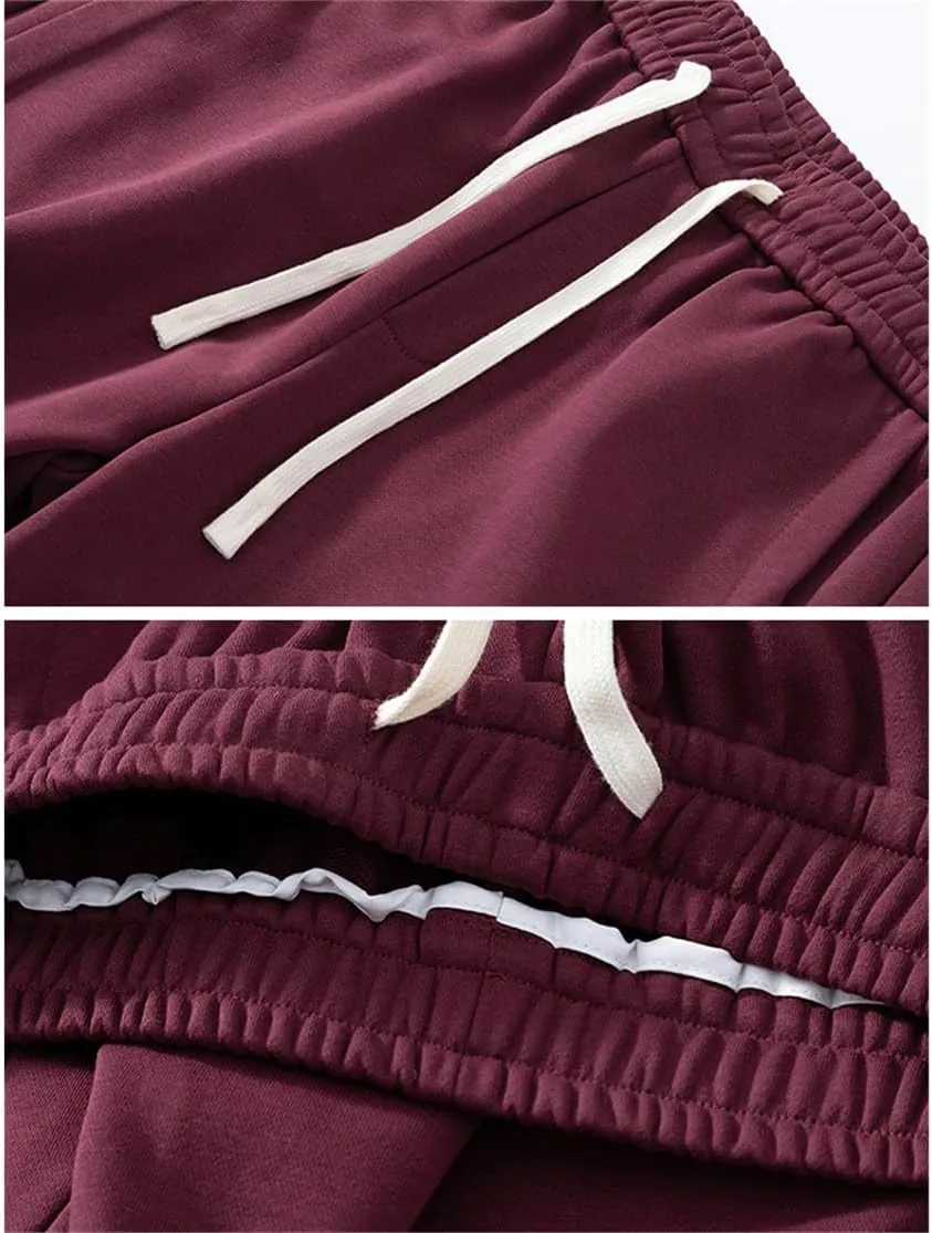 FULBHPRINT Men's Jogger Sweatpants Drawstring Streetwear Casual Baggy Trousers Cotton Loose Harem Pant Plus Size