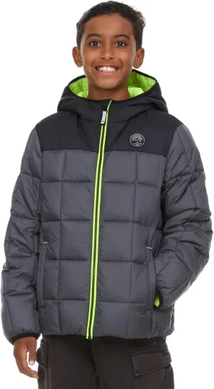 Gerry Packable Puffer Jackets for Girls and Boys, Hooded Girls and Boys Winter Coat