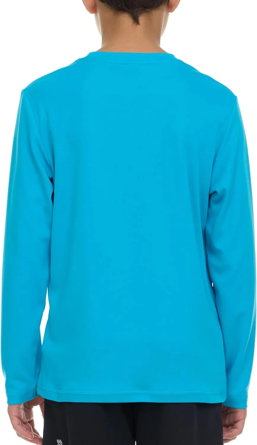Gerry Rash Guard for Boys, Long Sleeve Boys Swim Shirt, UPF 50  SPF UV Sun Protection, Quick Dry Rashguard for Kids
