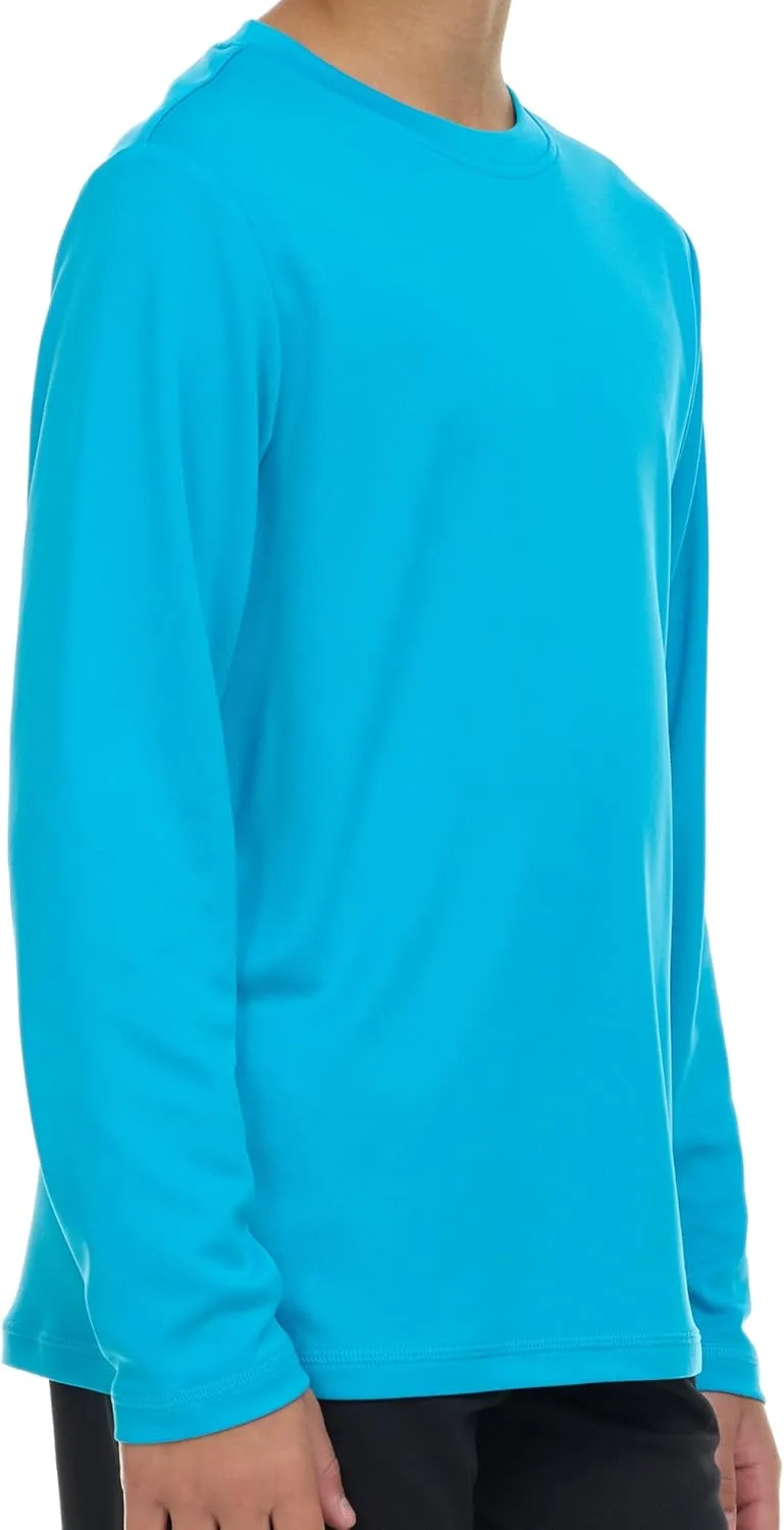 Gerry Rash Guard for Boys, Long Sleeve Boys Swim Shirt, UPF 50  SPF UV Sun Protection, Quick Dry Rashguard for Kids