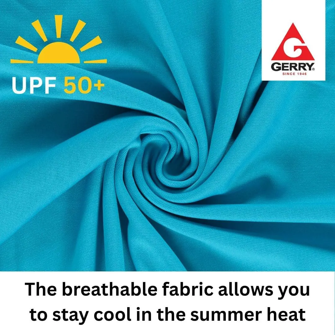 Gerry Rash Guard for Boys, Long Sleeve Boys Swim Shirt, UPF 50  SPF UV Sun Protection, Quick Dry Rashguard for Kids