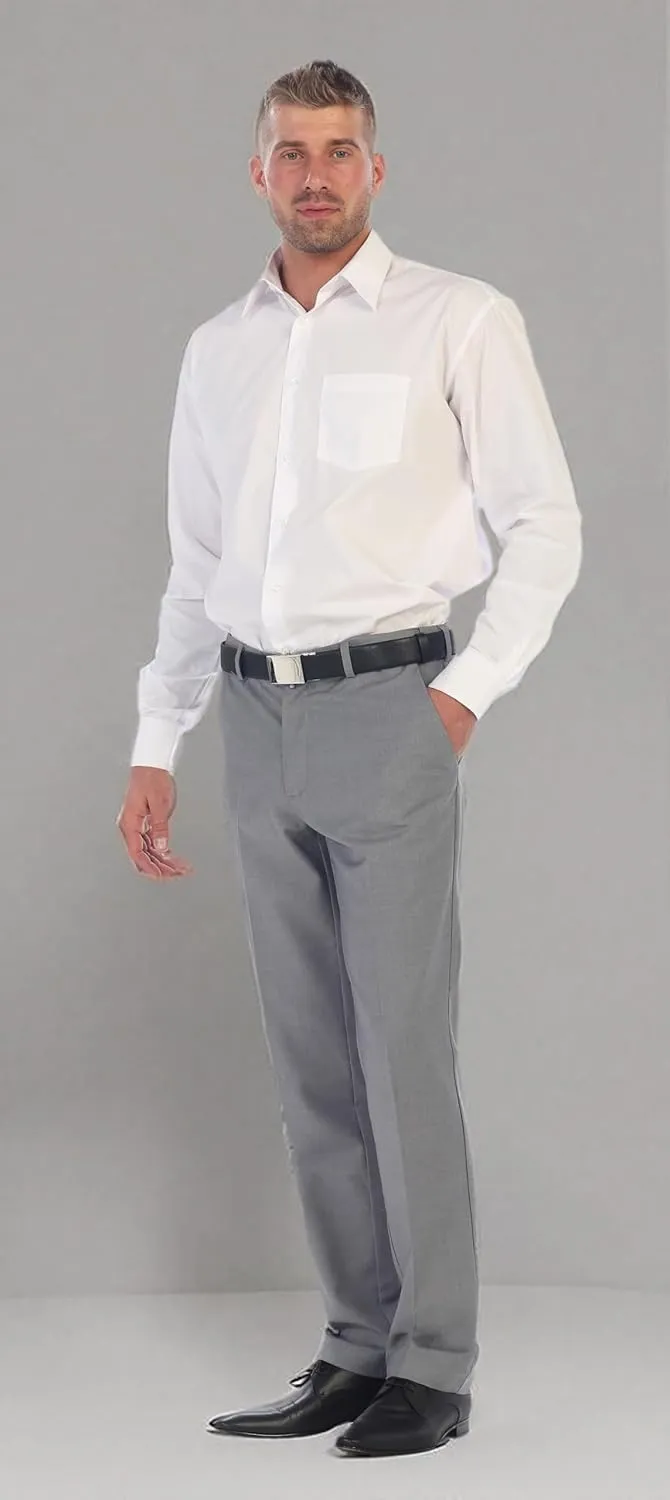 Gioberti Men's Hidden Expandable Waist Dress Pants