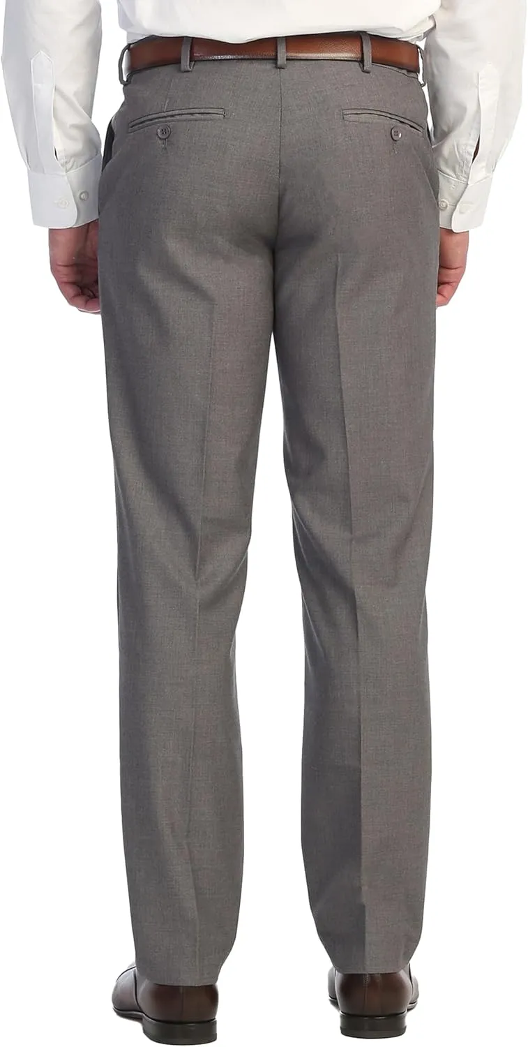 Gioberti Men's Hidden Expandable Waist Dress Pants