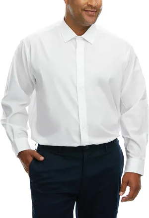 Haggar Premium Comfort Big&Tall Men's Button Down Dress Shirt