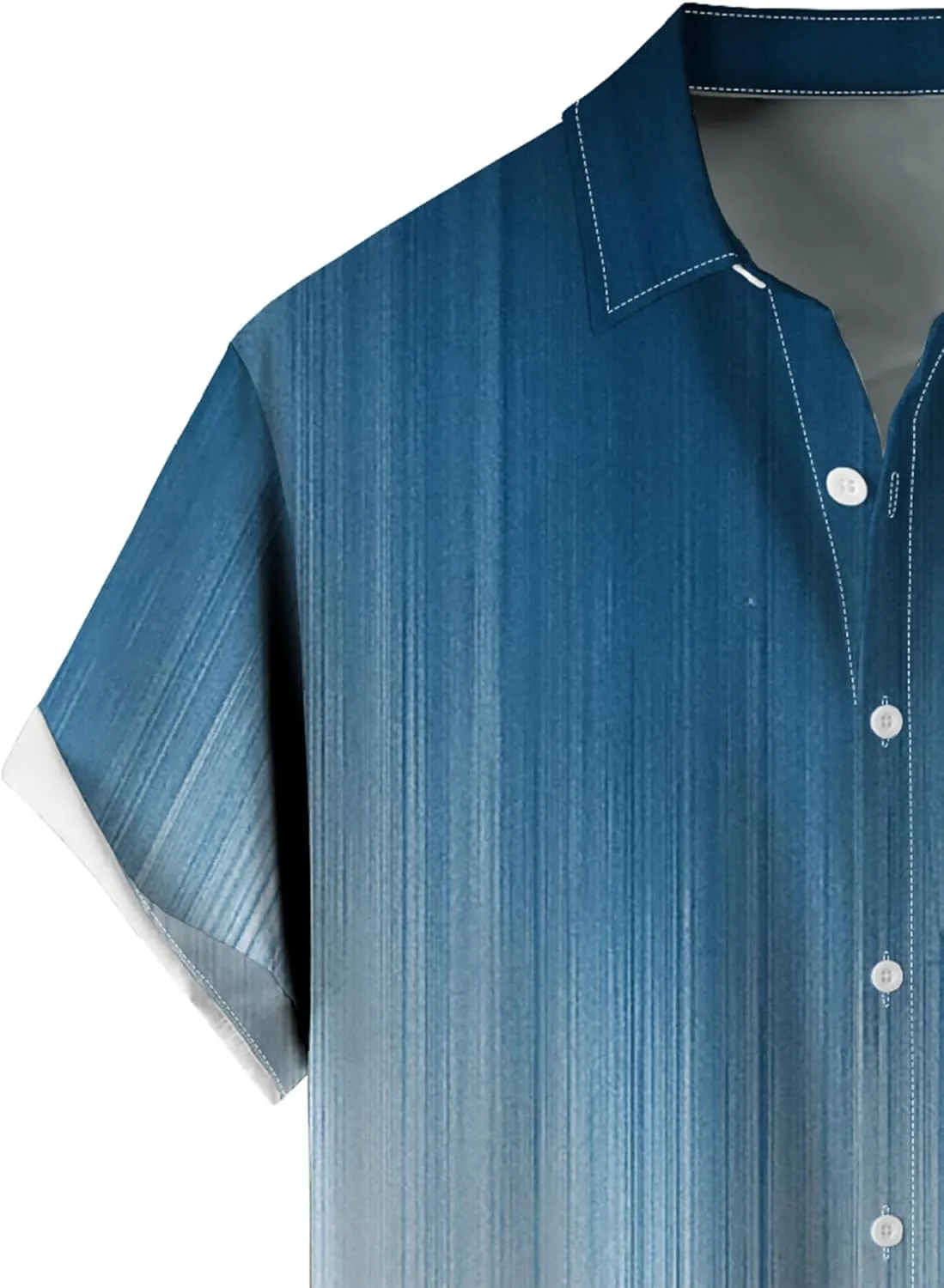Hawaiian Shirt for Men Tropical Loose Fit Shirt Short Sleeve Casual Button Down Holiday Beach Shirts with Pocket