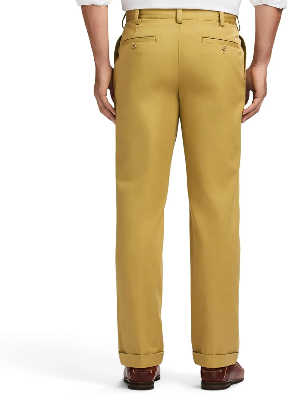 IZOD Men's American Chino Double Pleated Classic Fit Pant