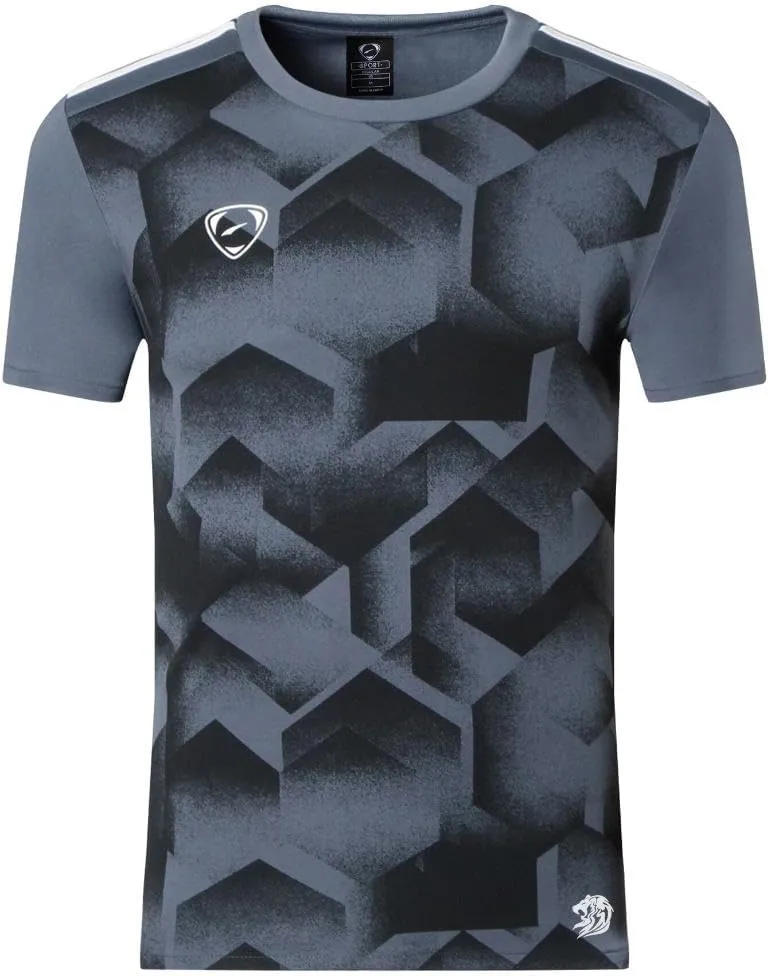 jeansian Men's Sport Quick Dry Fit Short Sleeves Men T-Shirts Tee Shirt Tshirt Tops Golf Tennis Running LSL111