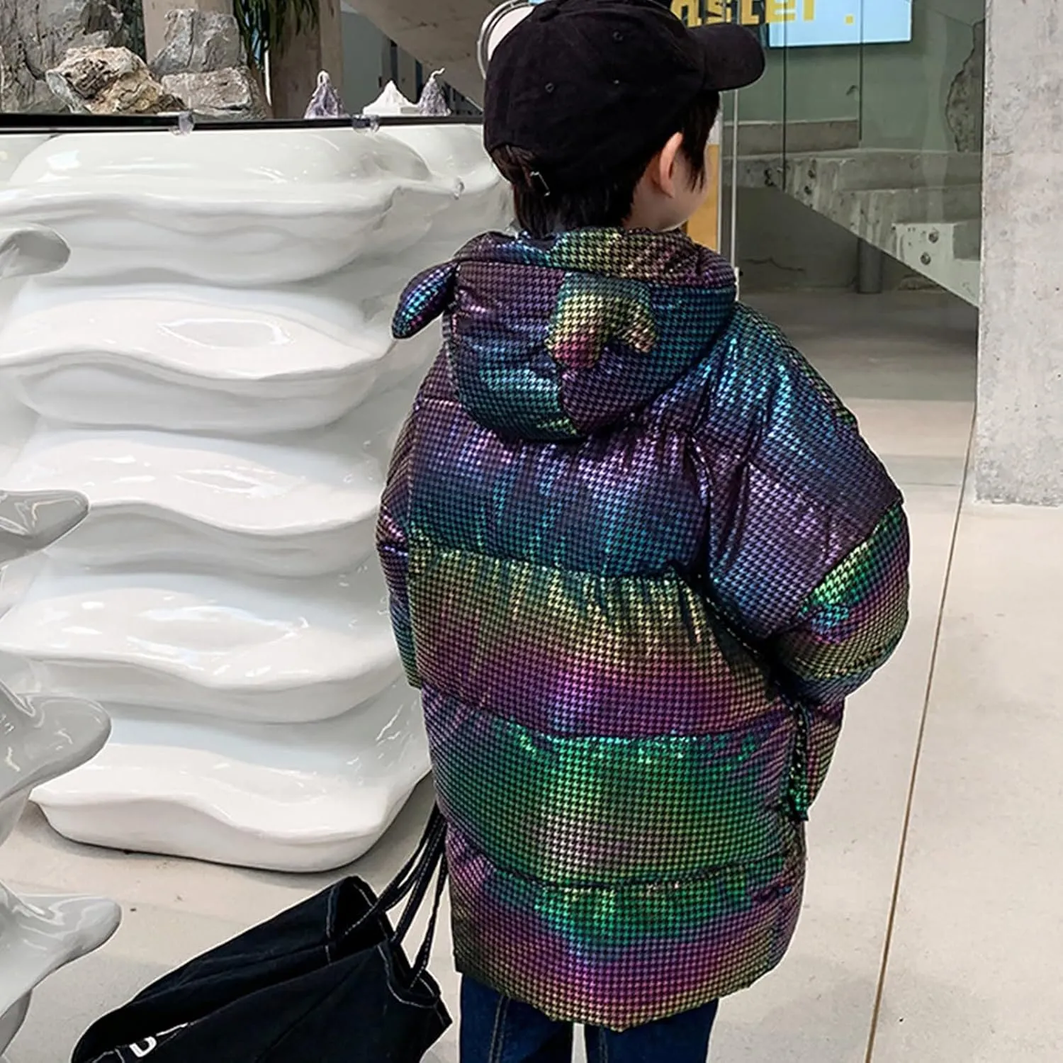Kids Toddler Baby Girls Boys Winter Warm Thick Solid Cotton Long Sleeve Padded Jacket Coat Clothes Boys Coat 7