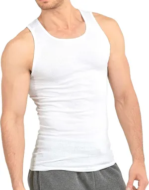 Knocker 6 Pack A Shirt Wife Beaters Under Ribbed Cotton Men's