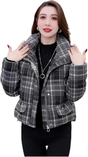 Korean-style Cotton Padded Jackets and Short Cotton Coats for Women in Autumn and Winter