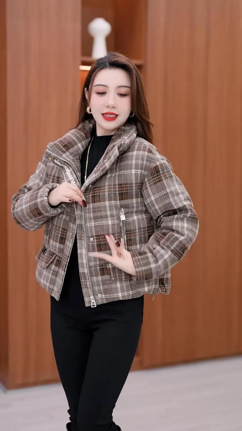 Korean-style Cotton Padded Jackets and Short Cotton Coats for Women in Autumn and Winter