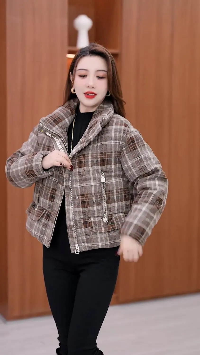 Korean-style Cotton Padded Jackets and Short Cotton Coats for Women in Autumn and Winter