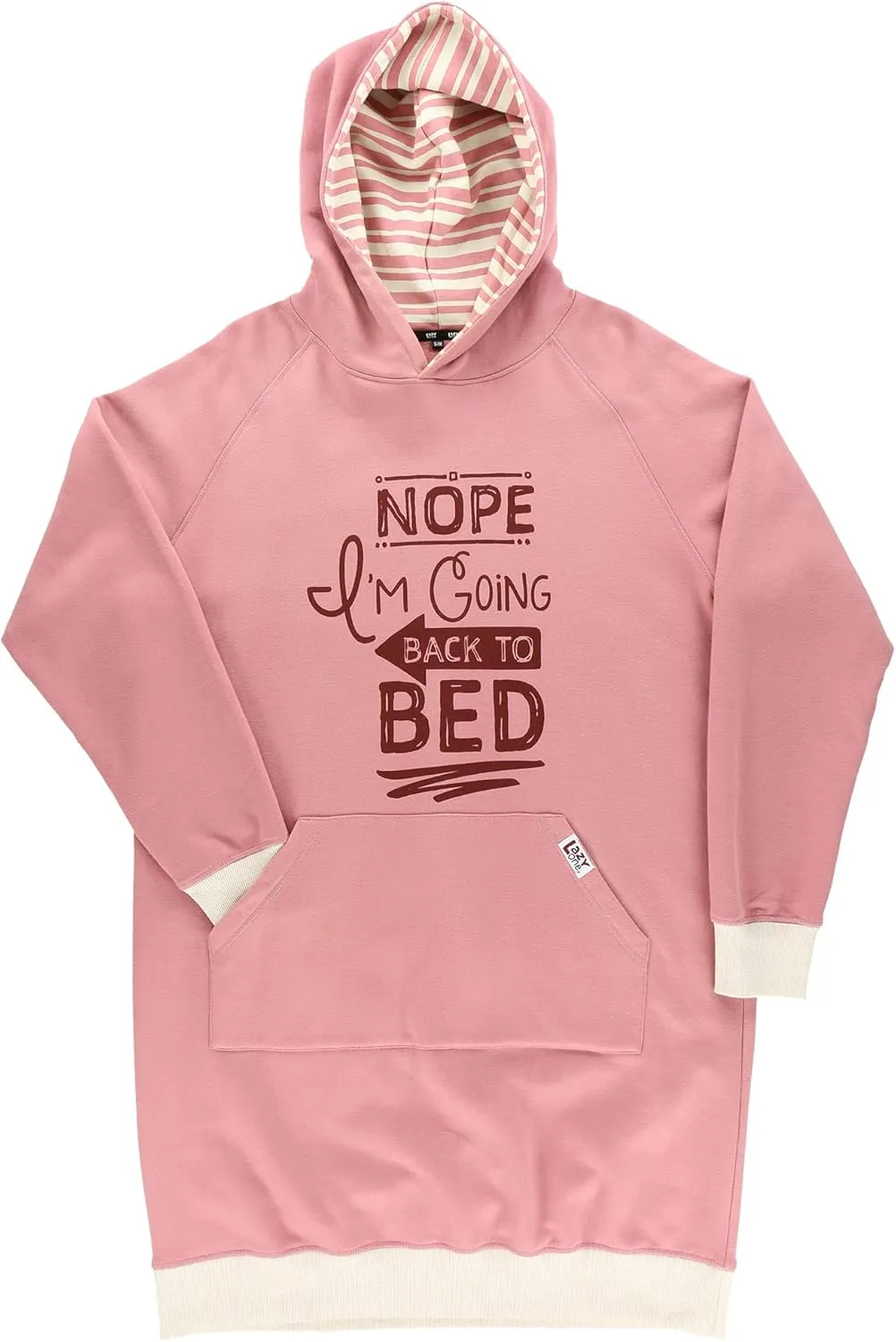 Lazy One Oversized Hoodie Sweatshirt, Comfortable Sleepwear, Sweater Dress for Women