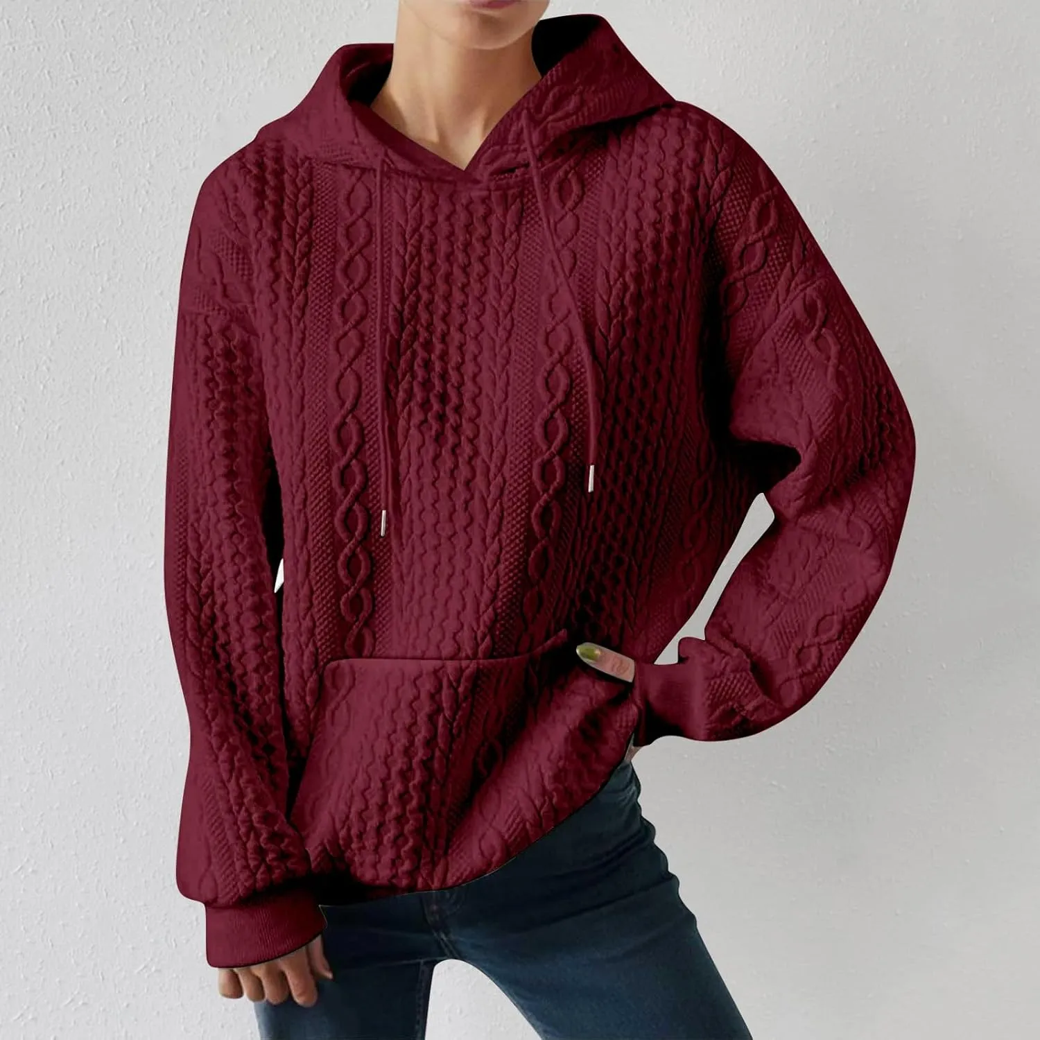 LCMTWX Womens Winter Jacket Coats Plush New Fabric Oversized Sweatshirt Loose Fit Long Sleeve Light Sweatshirt Loose Womens