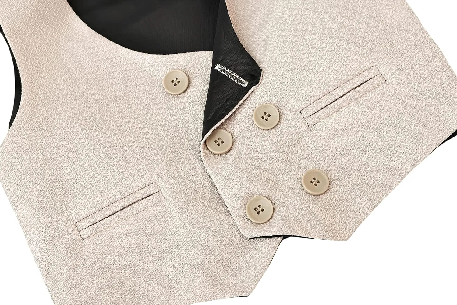 Lilax Toddler & Little Boys Suit Set, Formal Suit Vest, White Dress Shirt, Dress Pants and Bowtie 4 Piece Suit Set
