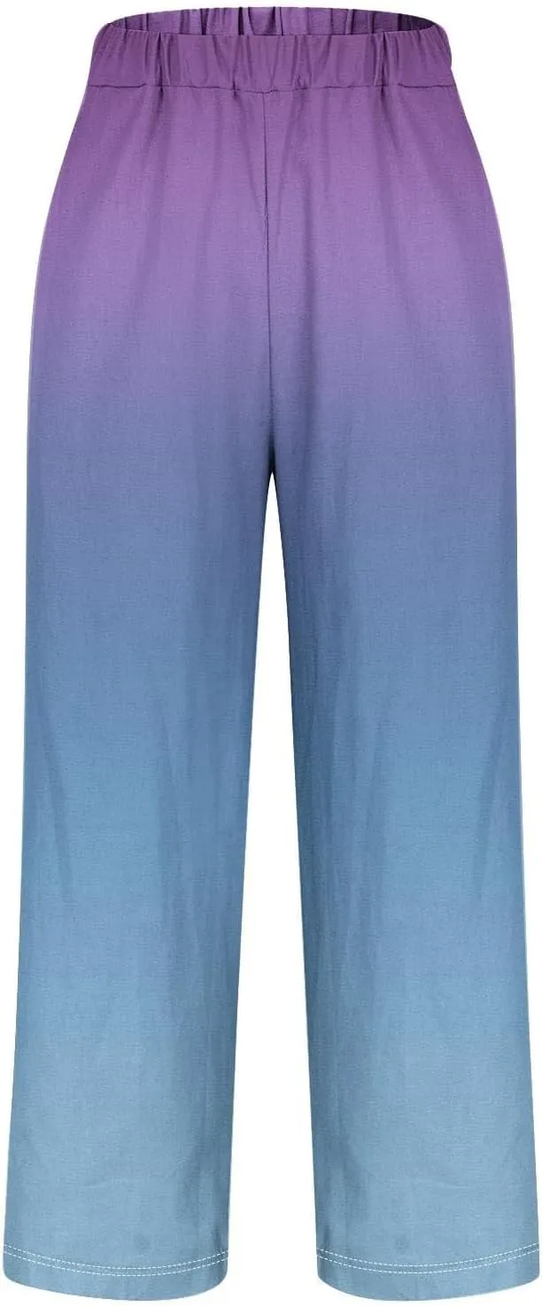 Linen Blend Pants Womens Plus Spring Cotton Loose Pants Women Travel Women Cotton Pants Summer