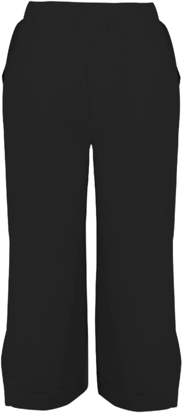 Linen Pants for Women 2025 Summer High Waist Elastic Straight Leg Pant Casual Lounge Loose Lightweight Beach Trousers