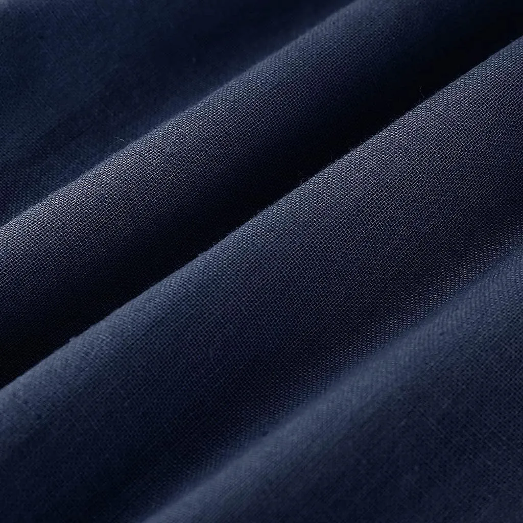 Linen Pants Wide Leg Trousers Trendy Lounge Pant Casual Elastic Waisted Linen Pants for Women Casual Work Pants