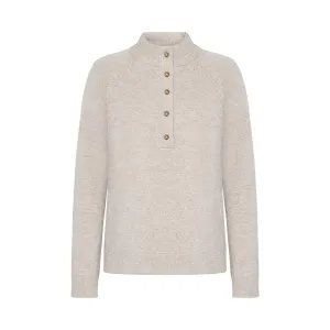 Mansted Hadid Yak Blend Button Placket