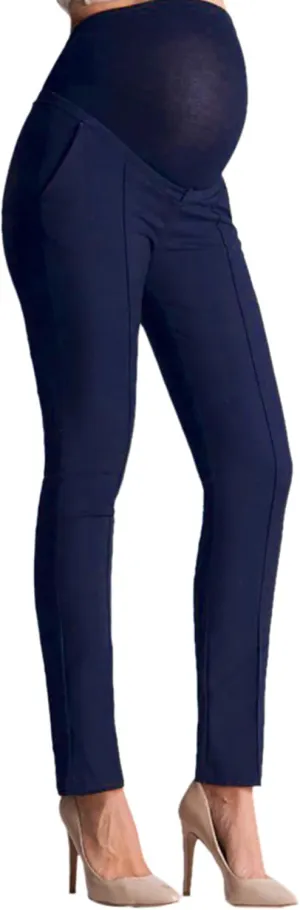 Maternity Pants Pregnant Women High Waist Work Office Straight Leg Pants Trousers